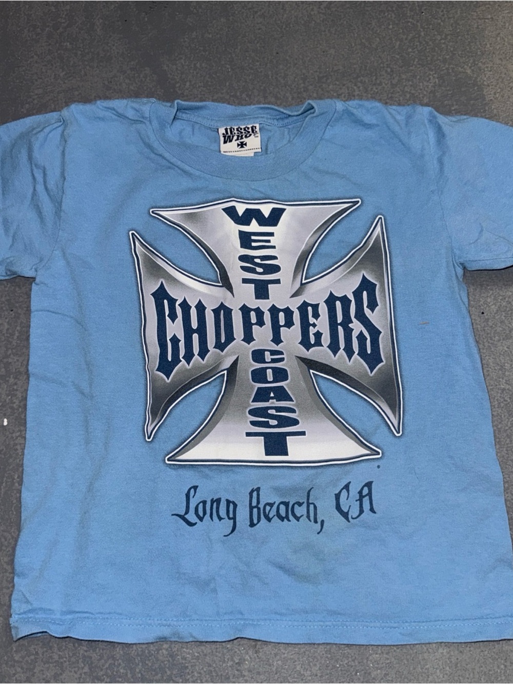 West Coast Choppers Graphic Tee - Light Blue